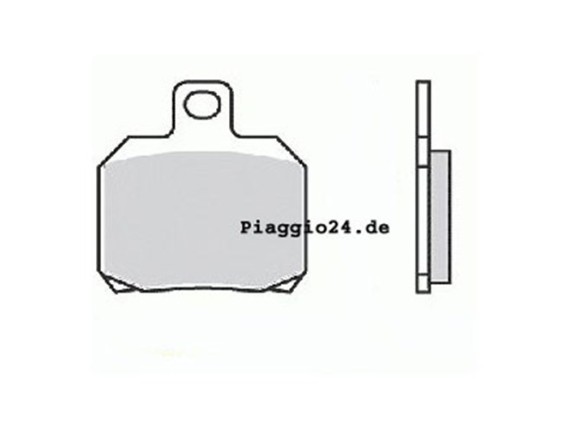 647400, BREMSKLÖTZE X8/X9 hinten HT