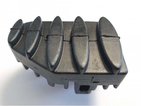 Fußrastengummi links