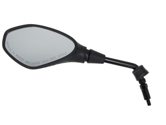 Spiegel links, schwarz