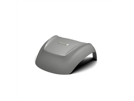 Abdeckung für Top Case, grau