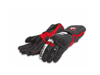 Handschuhe aus Leder und Stoff Ducati Speed Evo C3