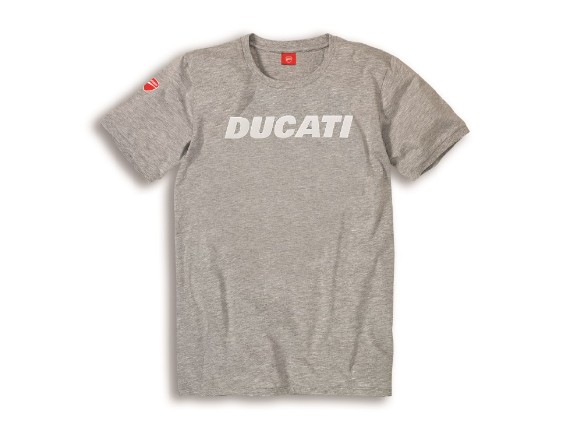 987690533, T-SHIRT DUCATIANA 2 GRAU MELAN