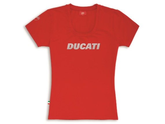 987690543, DUCATIANA T-SHIRT ROT DAME S