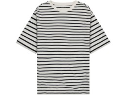 Knowledge Cotton | Loose striped T-shirt
