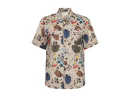 Knowledge Cotton | Regular Fit AOP Short Sleeve Shirt