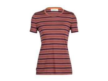 icebreaker | Merino Wave T-Shirt Stripe Damen