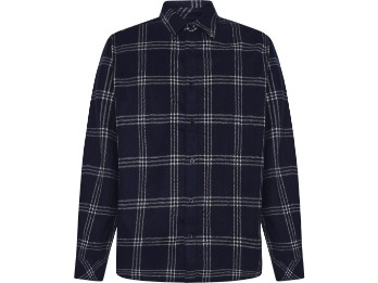 Knowledge Cotton Apparel | Merino Wool Checked Shirt RWS Men