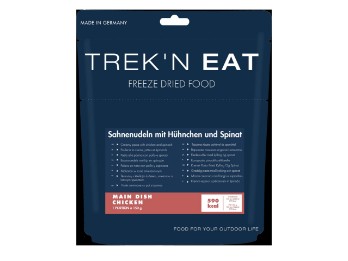 Trek'n Eat | Sahnenudeln mit Hühnchen und Spinat