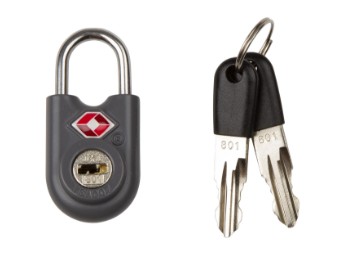 Mini Key TSA Lock Graphite