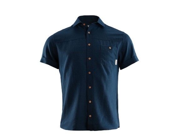 105980-232-S, Leisurewool Short Sleeve Shirt Men