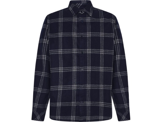 1090156-7021-S, Merino Wool Checked Shirt Rws Men