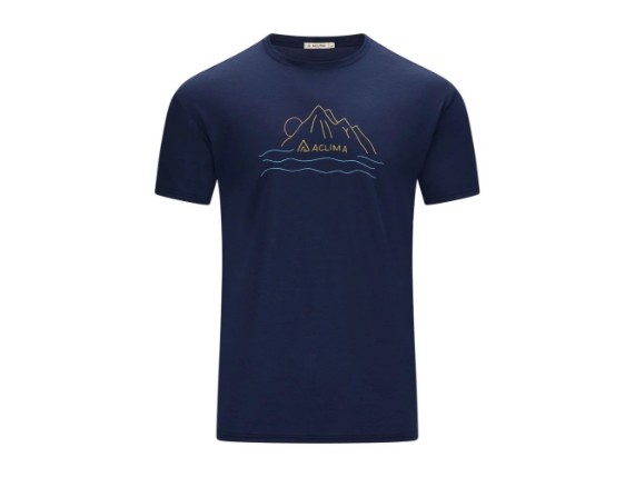 111450-232-S, Lightwool 140 Classic tee Men Sunset