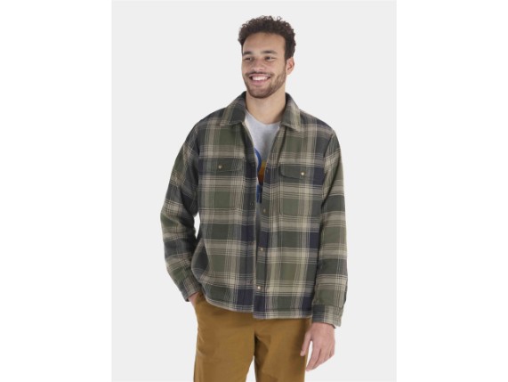 15914-4859-L, Ridgefield Sherpa Flannel Shirt Jac