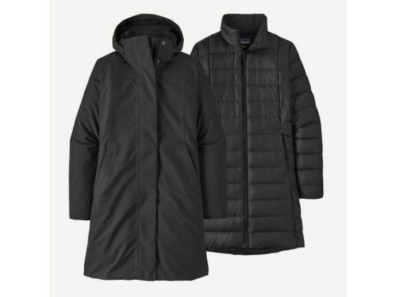 28411-BLK-S, Tres 3-in-1 Parka Women