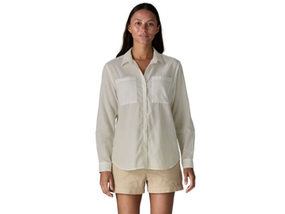 54296-WHI-S, LW A/C Buttondown W