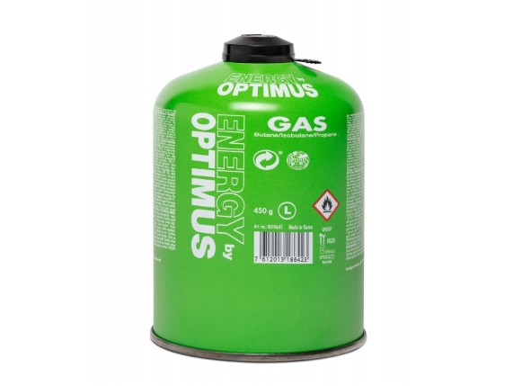 8018642, Optimus Gas 450G Butan/Isobutan/Pro