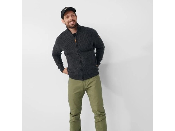 87071-633-S, Övik Zip Cardigan Knit Men