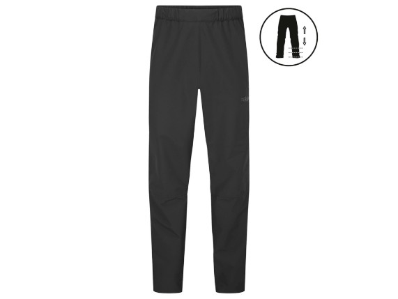 QWI-27-BLK-LRG, Downpour Pants