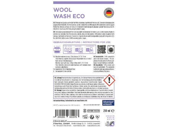 WWE250, Wool Wash Eco