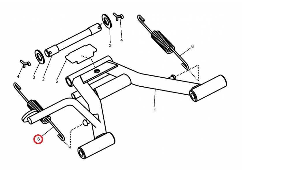 144766/A, Feder Hauptständer