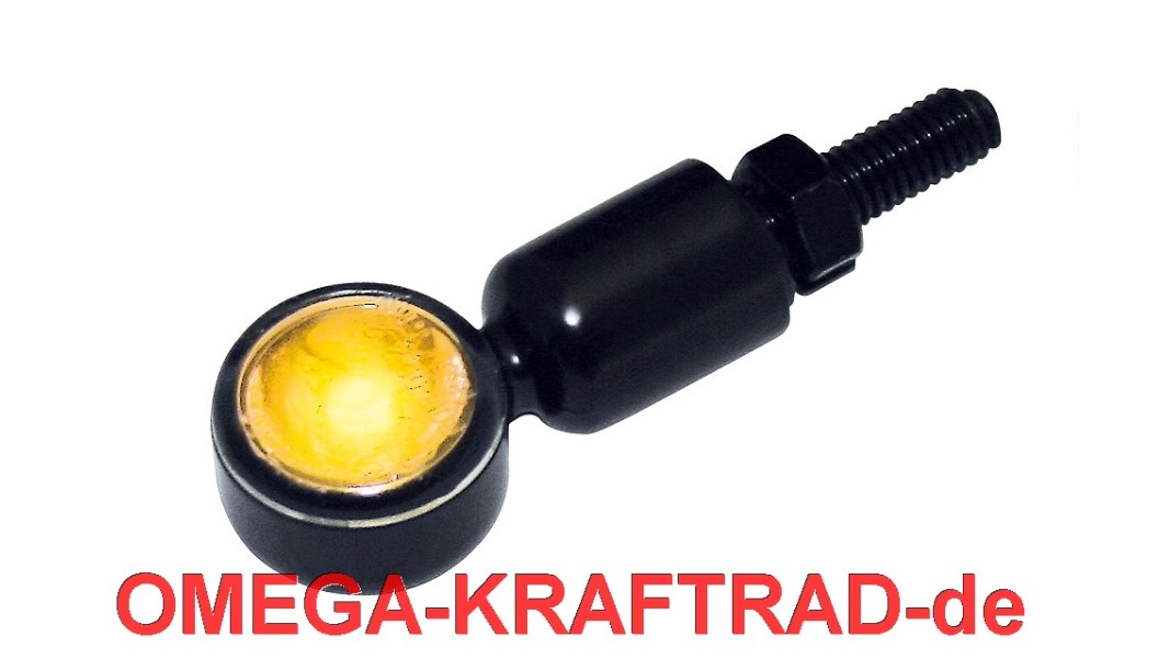 204-080, Power LED-Blinker MC 1; schwarz; Kl