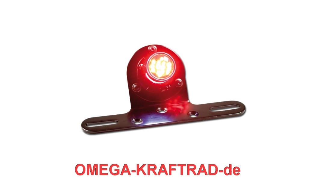 284353, LED-Rücklicht "Gun" mit KZB, rotes