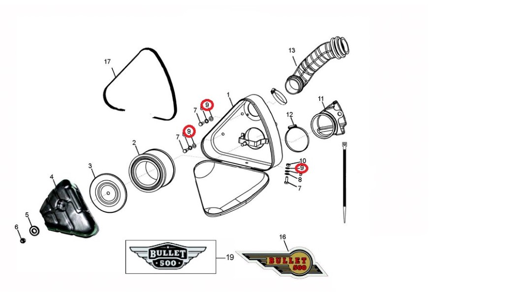 576313/D, Beilagscheibe Continental GT 650