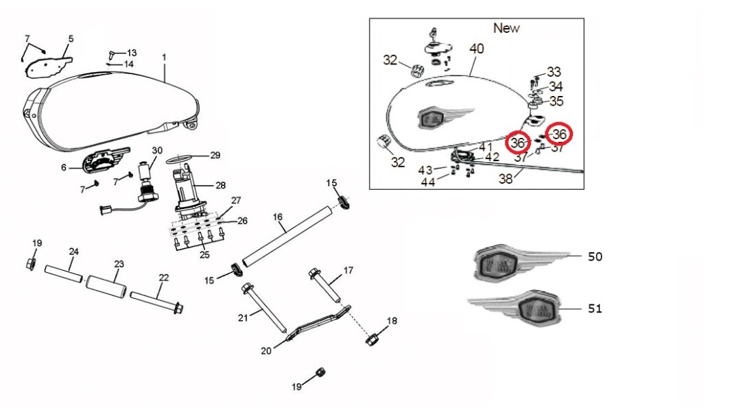 586018/B, Beilagscheibe Continental GT 650
