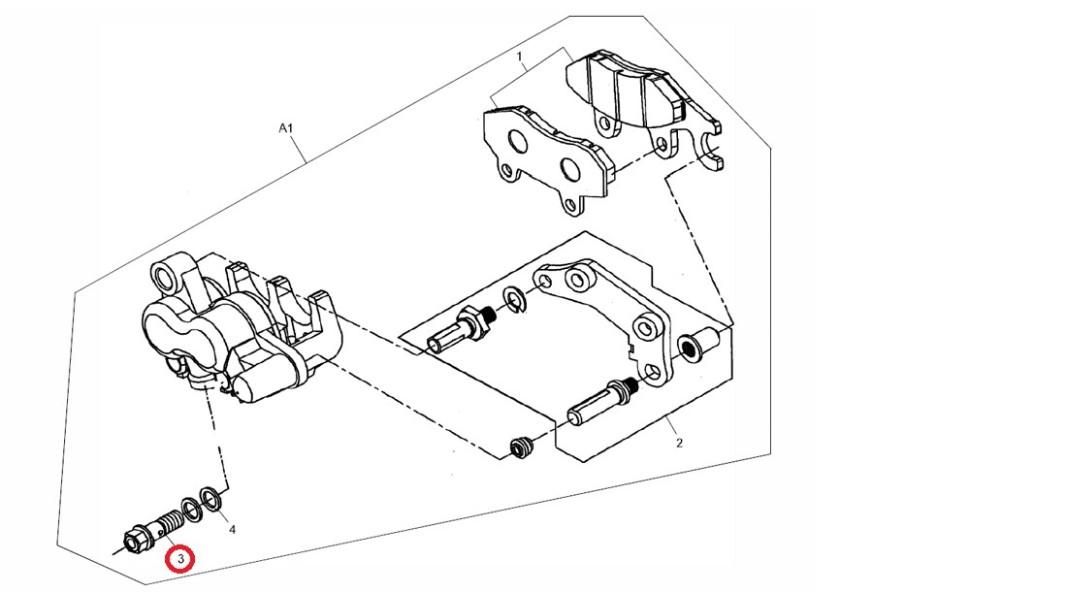 594721/A, Hohlschraube inkl