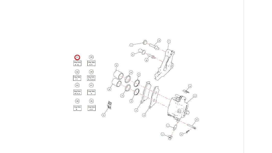 KAB00011/G, Bremssattel hinten