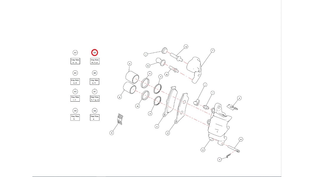 KAB00496/A, Kolben Kit Bremssattel