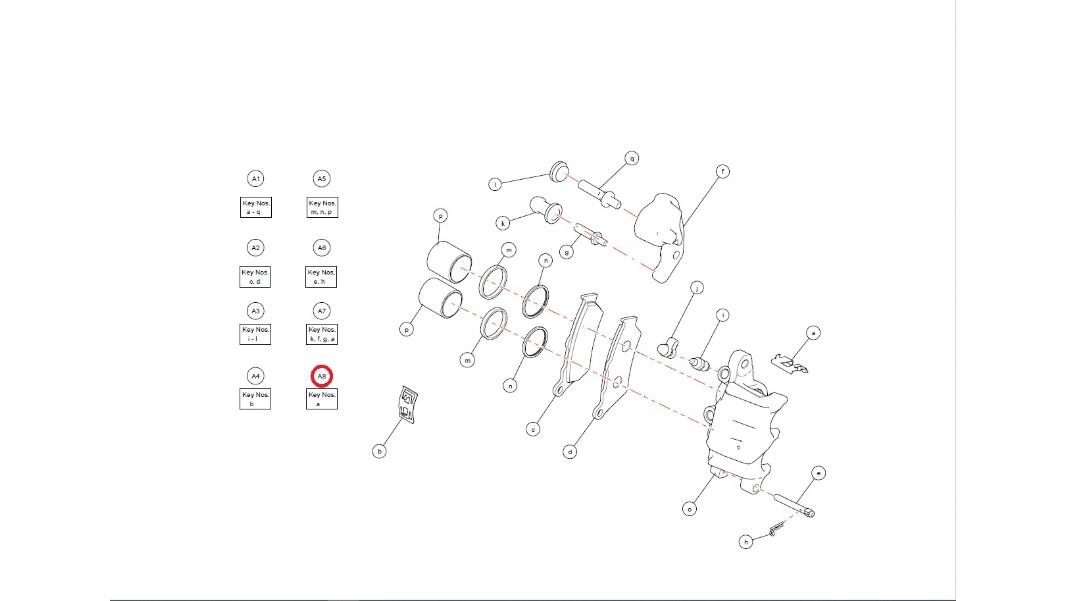 KAB00497/A, Blechfeder Bremsklotz