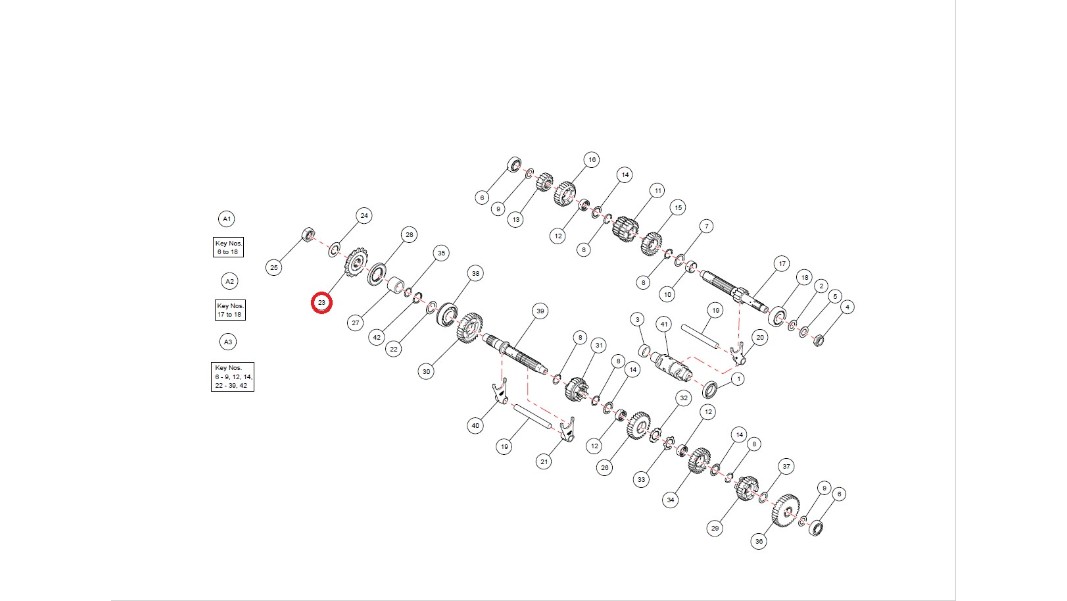 RLL00096/C, Kettenantriebsrad 15Z