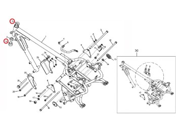 Gabelkopflager unten