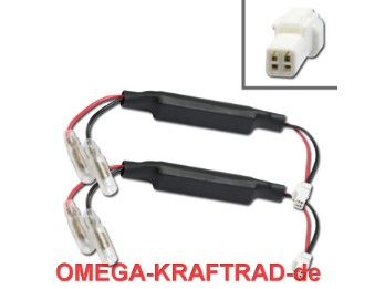 Adapterkabel Blinker mit Widerstand, Ducati/MV/KTM, (15 Ohm / 10Watt)