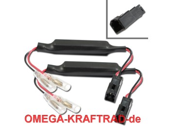 Adapterkabel Blinker mit Widerstand, Ducati, (15 Ohm / 10Watt)