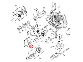 Halterung Nockenwellezahnrad