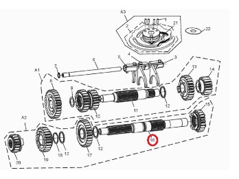 Getriebeeingangswelle
