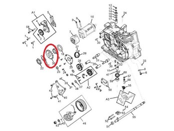 Kettenantriebsrad 17Z