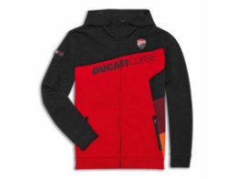 Sweatshirt-DC Sport schwarz-rot