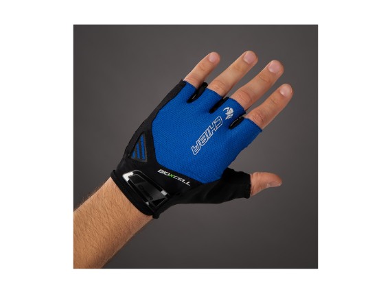 CHIBA-rekawiczki-rowerowe-BIOXCELL-AIR-blau-oben-hand-suedbike24