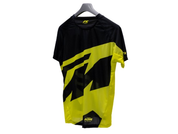 KTM Factorz Enduro shirt Shortsleeve Schwarz Gelb rücken Suedbike